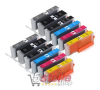 KIT 12 CARTUCCE XL PER CANON PIXMA MG5751 MG5752 MG5753 MG6850 MG6851