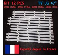 Kit 12 Pcs Led Barrette Rampe 6916L-1174A 6916L-1175A 6916L-1176A 6916L-1177A