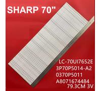 KIT 12 PEZZI BARRE STRIP 6 LED TV SHARP RF-AJ650E30-0601S-01-A4 SCHERMO 65"