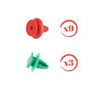 KIT 12 PEZZI CLIP ARCO MODANATURA PASSARUOTA PARAFANGO PER ALFA ROMEO STELVIO