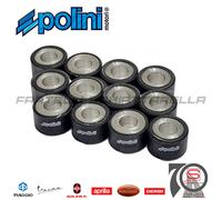 Kit 12 Rulli 25x11 Gr. 9,6 Multivar Variatore Polini Yamaha T-Max TMax 500 24...