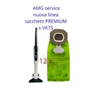 KIT 12 SACCHETTI + 12 PROFUMI PER VORWERK FOLLETTO VK7 VK7S PREMIUM