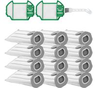 Kit 12 Sacchetti in Microfibra Compatibile per Folletto VK7S VK7 FP7S FP7-12 Sac