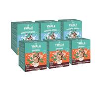 Kit 120 Capsule compatibili con Nespresso - 6 Ginseng e 6 Ginseng Amaro, 12 confezioni da 10, confezioni Ymala