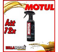 KIT 12X 400ML E1 WASH & WAX MOTUL PULITORE A SECCO E CERA PROTETTIVA 400 ML - 12