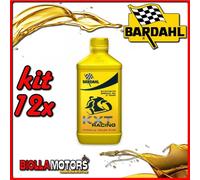 KIT 12X LITRO OLIO BARDAHL KXT RACING LUBRIFICANTE PER MOTO 2T 1LT - 12x 221039