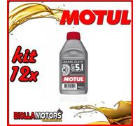 KIT 12X OLIO MOTUL DOT 5.1 100% SINTETICO NON A BASE DI SILICONE (FRENI E FRIZIO