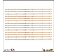 KIT 14 BARRE LED PER HISENSE 75A7100F 75A7100FTUK 75H6570G 75H6510G
