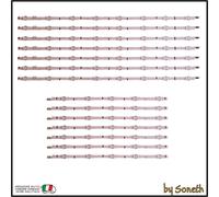 KIT 14 BARRE LED TV D4GE-600DCA-R1 D4GE-600DCB-R1 D4GE-600DCA-R2 D4GE-600DCB-R2