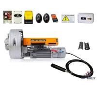 KIT 140KG SERRANDA CENTRALINA TELECOMANDO FOTOCELLULE LAMPEGGIANTE BLINDINO