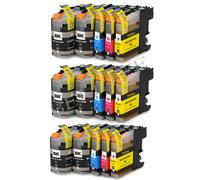 KIT 15 CARTUCCE COMPATIBILE PER BROTHER LC-123 MFC J6720DW J4410DW J4510DW BL