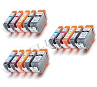 KIT 15 Cartucce per Canon CLI 551 PGI 550 Pixma iP8750 iX6850 MG7550 MG5650