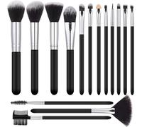 KIT 15 PENNELLI TRUCCO SET CONTORNO VISO OCCHI MAKE UP PROFESSIONALI REGALO