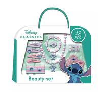 Kit 15 pezzi Disney Stitch bambina cerchietto bracciale anello mollette elastici