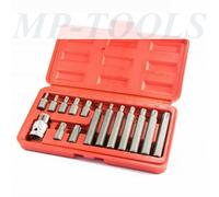 KIT 15 PZ INSERTI INSERTO TORX CHIAVI BUSSOLA 1/2