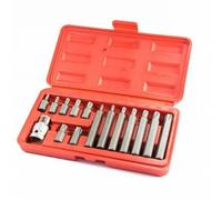 KIT 15 PZ INSERTI INSERTO TORX CHIAVI BUSSOLA 1/2