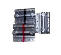 Kit 150 blister per monete euro (3x50) cilindri portamonete in PVC (50 pezzi per monete da 1, 2, 5 centesimi) + 1 nastro adesivo trasparente omaggio