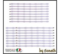 KIT 16 BARRE LED PER TV 55" LM41-00093B LM41-00093C LM41-00106J LM41-00106K