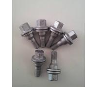 KIT 16 BULLONI 12x1,25x35 VITE CH17 C/RONDELLA x PEUGEOT 206 08/2003> acciaio