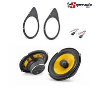 Kit 16 cm 2 Casse per Fiat 500 JL AUDIO C1-650X posteriore 16 cm