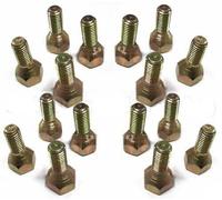 Kit 16 Viti Bulloni Ruota Fissaggio Cerchi In Ferro per Fiat 500 R 126