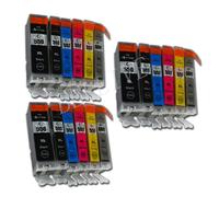 KIT 18 Cartucce Compatibile per Canon PGI 550XL CLI 551XL Pixma MG6350 MG7100
