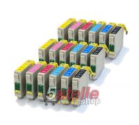 KIT 18 CARTUCCE PER EPSON STYLUS PHOTO PX800FW PX810FW PX820FWD PX830FWD
