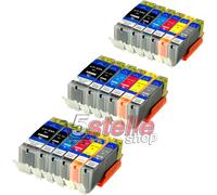 KIT 18 CARTUCCE XL PER CANON PIXMA MG6350 MG7100 MG7150 MG7550 iP8750