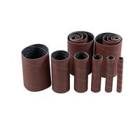 Kit 18 manicotti nastri abrasivi x levigatrice a mandrino gr 120