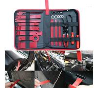 Kit 18 Pezzi Leve per smontaggio componenti in plastica carrozzeria pannelli auto Strumento di Rimozione Auto Kit Utensile di Smontaggio per Auto Porta Pannello, Radio, Cruscotto Auto, Accessori