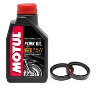 KIT 1L MOTUL 7,5W PARAOLI FORCELLA 43x55x9,5/10,5 KAWASAKI KLV 1000 1000 2005