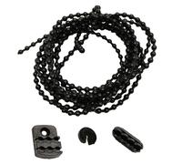 Kit 2,5 metri catena zanzariera per finestra + accessori catenella a sfera