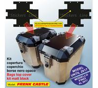 Kit 2 adesivi COPERCHIO SUPERIORE valigie BMW R1200GS bags stickers FRENK CASTLE
