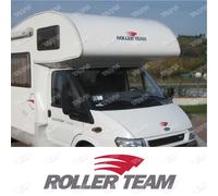 KIT 2 Adesivi Coppia Sticker Logo Roller Team Decalcomanie Camper Caravan