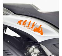 Kit 2 adesivi Evoluzione compatibili con Piaggio Beverly 300 vari colori c. 2026