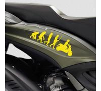 Kit 2 adesivi Evoluzione compatibili con Piaggio Beverly 300 vari colori c. 2026