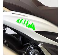 Kit 2 adesivi Evoluzione compatibili con PIAGGIO BEVERLY 400 scegli colore c2035