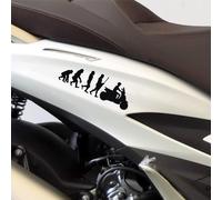 Kit 2 adesivi Evoluzione compatibili con PIAGGIO BEVERLY 400 scegli colore c2035