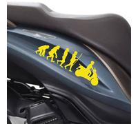 Kit 2 adesivi Evoluzione compatibili con Piaggio Medley 125 ABS + colori c.2031