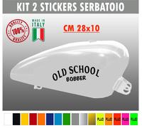 Kit 2 adesivi moto serbatoio old school bobber chopper harley style cod.1672