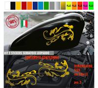 Kit 2 adesivi moto serbatoio PANTERA GIAGUARO harley chopper vari colori c. 1790