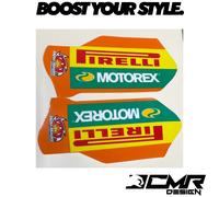 Kit 2 ADESIVI Para Steli Parasteli Scocca Forcella per KTM SX SXF EXC 2016-2022