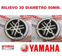 Kit 2 adesivi Tre diapason Originali Yamaha resinati 3D mm 50 TMAX T MAX 500 530