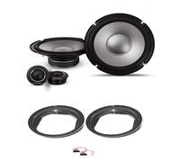 Kit 2 Altoparlan anter ALPINE S2-S80C 20cm per VW/SKODA con supporti e adattator