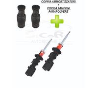 KIT COPPIA AMMORTIZZATORI ANTERIORI FIAT PANDA (141A) 4X4 + TAMPONI PARAPOLVERE