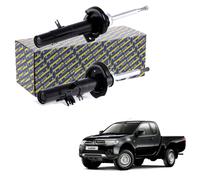 KIT 2 AMMORTIZZATORI ANTERIORI MITSUBISHI L200 2.4 2.5 2.6 D TD 4WD