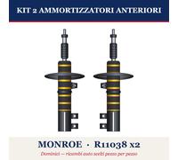KIT 2 AMMORTIZZATORI ANTERIORI MONROE SEAT PANDA 1980-1986 141A R11038