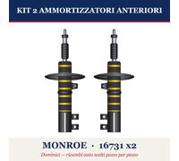 KIT 2 AMMORTIZZATORI ANTERIORI MONROE VW BEETLE 1998-2010 1C1 16731