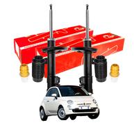 Kit 2 Ammortizzatori Anteriori Speed 2 Tamponi Paracolpo per Fiat 500 e 500 C