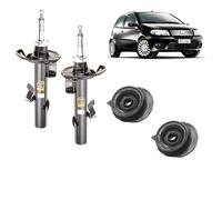 KIT 2 AMMORTIZZATORI ANTERIORI + SUPPORTI SUPERIORI PER FIAT PUNTO 188